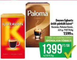 Coop Douwe Egberts őrölt-pörkölt kávé ajánlat