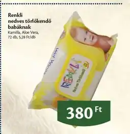 EcoFamily Renkli nedves törlőkendő babáknak ajánlat