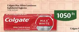 EcoFamily Colgate Max White Luminous fogfehérítő fogkrém ajánlat