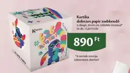 EcoFamily Kartika dobozos papír zsebkendő ajánlat