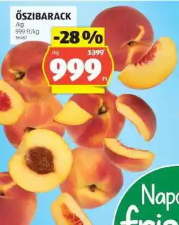 ALDI Őszibarack ajánlat