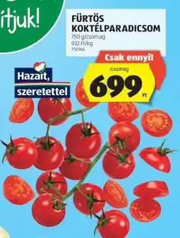 ALDI Fürtös koktélparadicsom ajánlat