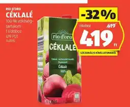 ALDI RIO D'ORO CÉKLALÉ ajánlat
