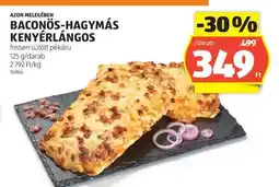 ALDI Baconös-Hagymás Kenyérlángos ajánlat