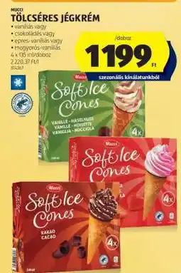 ALDI Mucci Tölcséres Jégkrém ajánlat