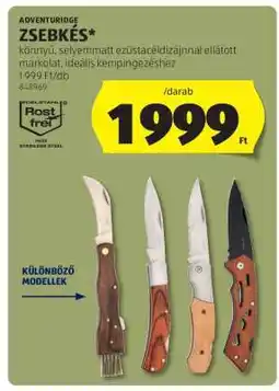 ALDI ADVENTURIDGE ZSEBKÉS ajánlat