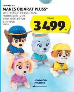 ALDI Mancs Őrjárat plüss ajánlat