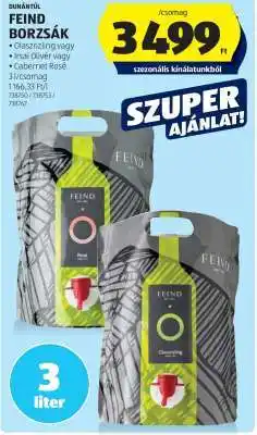 ALDI Feind Borzsák ajánlat