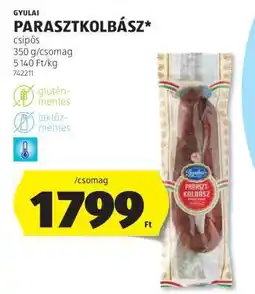 ALDI Gyulai Parasztkolbász ajánlat