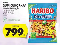 ALDI HARIBO GUMICUKORKA Pico Balla Veggie ajánlat