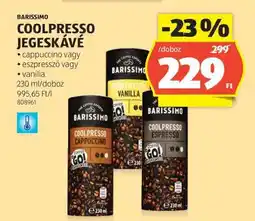 ALDI BARISSIMO COOLPRESSO JEGESKÁVÉ ajánlat