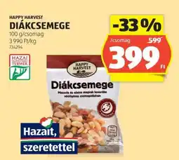 ALDI HAPPY HARVEST DIÁKCSEMEGE ajánlat
