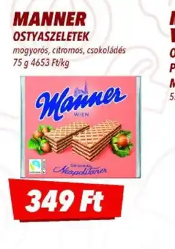 CBA Manner Ostyaszeletek ajánlat