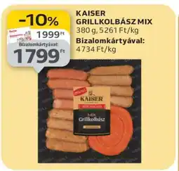 Auchan KAISER GRILLKOLBÁSZ MIX ajánlat