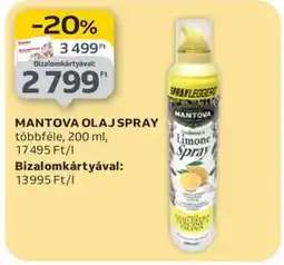 Auchan MANTOVA OLAJ SPRAY ajánlat