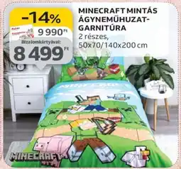 Auchan MINECRAFT MINTÁS ÁGYNEMŰHUZAT-GARNITÚRA ajánlat