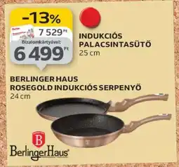 Auchan Berlinger Haus Rosegold Indukciós Serpenyő ajánlat
