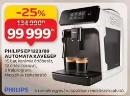 Auchan PHILIPS EP1223/00 Automata Kávégép ajánlat