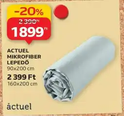 Auchan ACTUEL MIKROFIBER LEPEDŐ 90x200 cm ajánlat