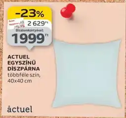 Auchan ACTUEL EGYSZÍNŰ DÍSZPÁRNA ajánlat