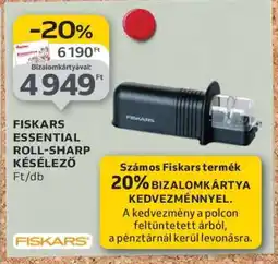 Auchan FISKARS ESSENTIAL ROLL-SHARP KÉSÉLEZŐ ajánlat