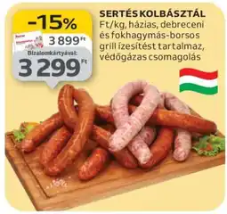 Auchan Sertés kolbásztál ajánlat