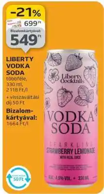 Auchan LIBERTY VODKA SODA ajánlat