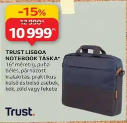 Auchan TRUST LISBOA NOTEBOOK TÁSKA ajánlat