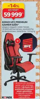 Auchan KONIX UFC PREMIUM GAMER SZÉK ajánlat