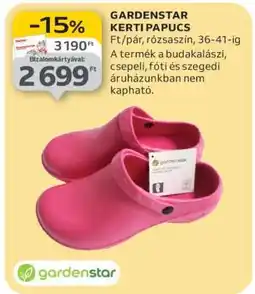 Auchan GARDENSTAR KERTI PAPUCS ajánlat