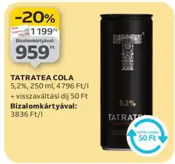 Auchan Tatratea Cola ajánlat