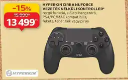 Auchan HYPERKIN CIRKA NUFORCE VEZETÉK NÉLKÜLI KONTROLLER ajánlat