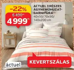 Auchan ACTUEL 3 RÉSZES ÁGYNEMŰHUZAT-GARNITÚRA ajánlat