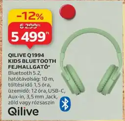 Auchan QILIVE Q1994 Kids Bluetooth Fejhallgató ajánlat