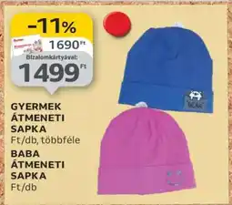 Auchan GYERMEK ÁTMENETI SAPKA ajánlat