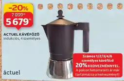 Auchan ACTUEL KÁVÉFŐZŐ ajánlat