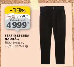 Auchan FÉRFI 5 ZSEBES NADRÁG ajánlat