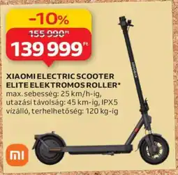 Auchan XIAOMI ELECTRIC SCOOTER ELITE ELEKTROMOS ROLLER ajánlat