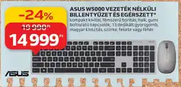 Auchan ASUS W5000 Vezeték Nélküli Billentyűzet és Egérszett ajánlat