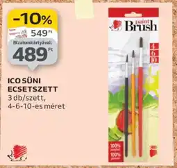 Auchan ICO SÜNI ECSETSZETT ajánlat
