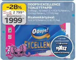 Auchan Ooops! Excellence Toalettpapír ajánlat