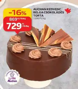 Auchan Auchan Kedvenc Belga Csokoládés Torta ajánlat