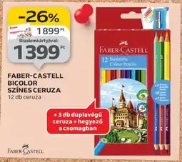 Auchan FABER-CASTELL BICOLOR SZÍNES CERUZA ajánlat