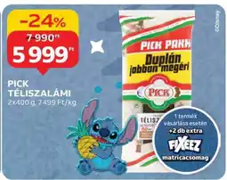 Auchan PICK Téliszalámi ajánlat