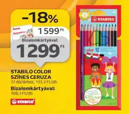 Auchan Stabilo Color színes ceruza ajánlat