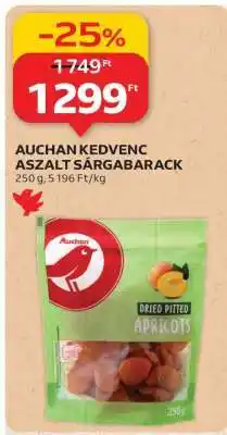 Auchan AUCHAN KEDVENC ASZALT SÁRGABARACK ajánlat