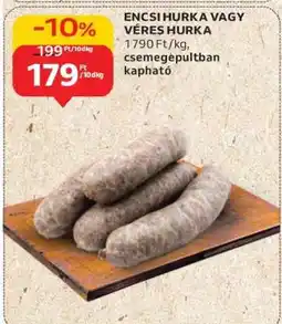 Auchan ENCSI HURKA VAGY VÉRES HURKA ajánlat