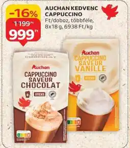 Auchan AUCHAN KEDVENC CAPPUCCINO ajánlat