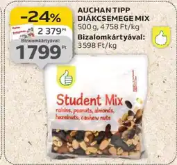 Auchan AUCHAN TIPP DIÁKCSEMEGE MIX ajánlat