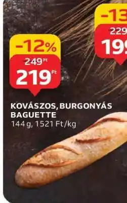 Auchan KOVÁSZOS, BURGONYÁS BAGUETTE ajánlat